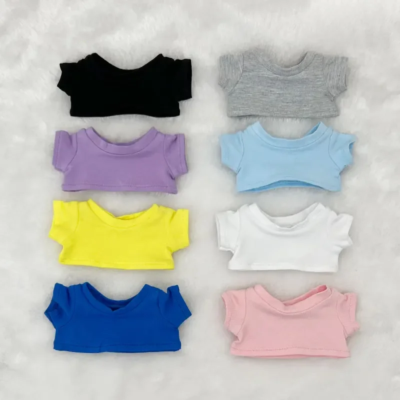 

10cm 20cm baby clothes T-shirt 15cm cotton doll bottom top doll clothes doll clothes doll accessories