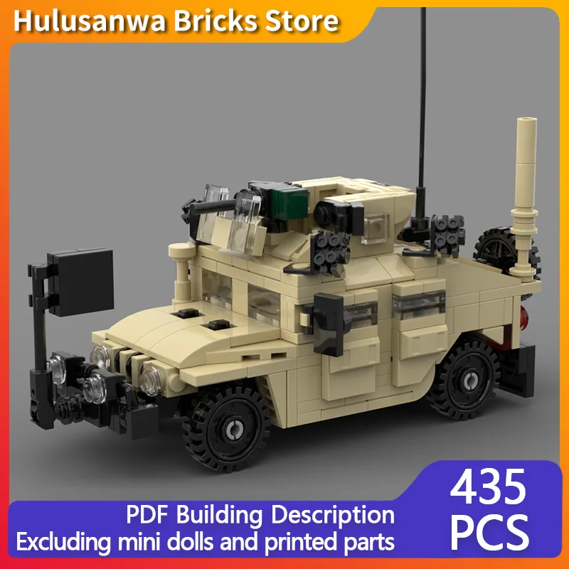 M1114 Up-Gepantserde Zware Auto Model MOC Bouwstenen Oorlog Apparatuur Modulaire Technologie Geschenken Vakantie Monteren Kinderen Speelgoed Pak