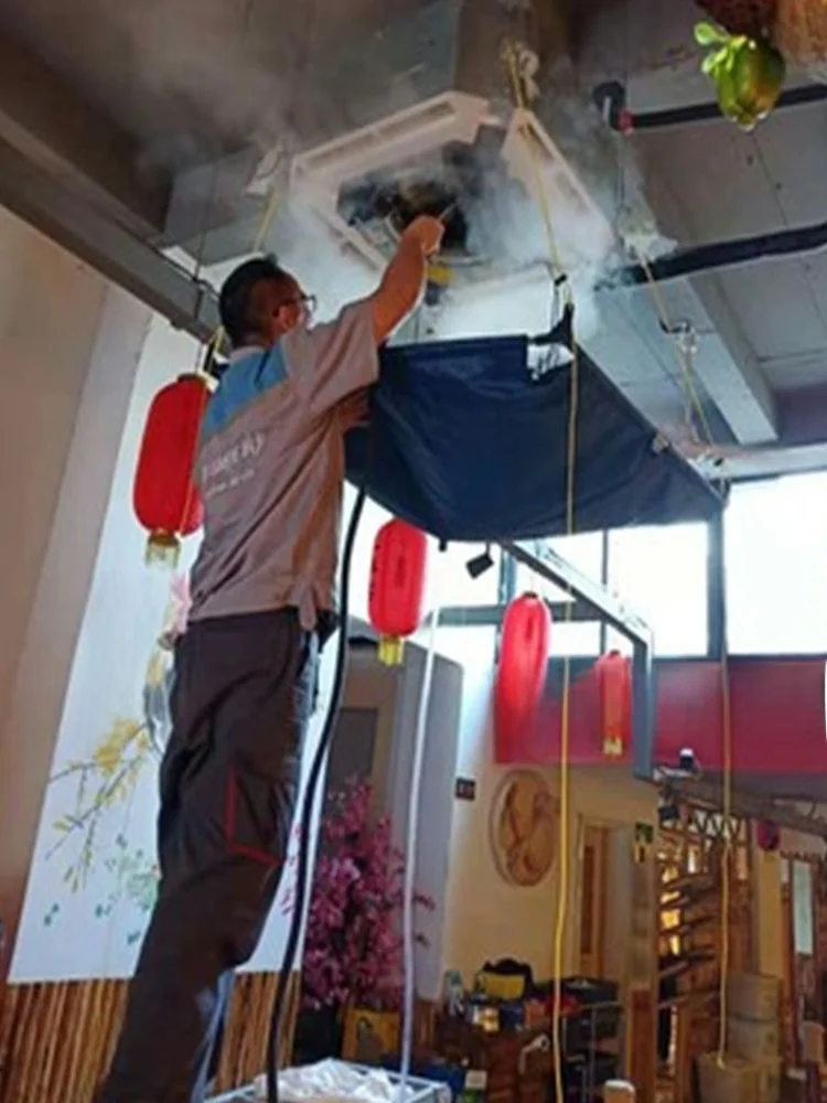 

Большой водонепроницаемый чехол для потолочного кондиционера, специальный мешок для очистки дренажа, верхний всасывающий патрубок для кондиционера