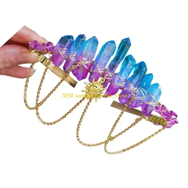 Q39C ห่วงผมเจ้าสาวสำหรับเด็กผู้หญิงงานวันเกิดงานปาร์ตี้เวทีเครื่องแต่งกายสาวเค้กอุปกรณ์ประกอบฉากเค้ก