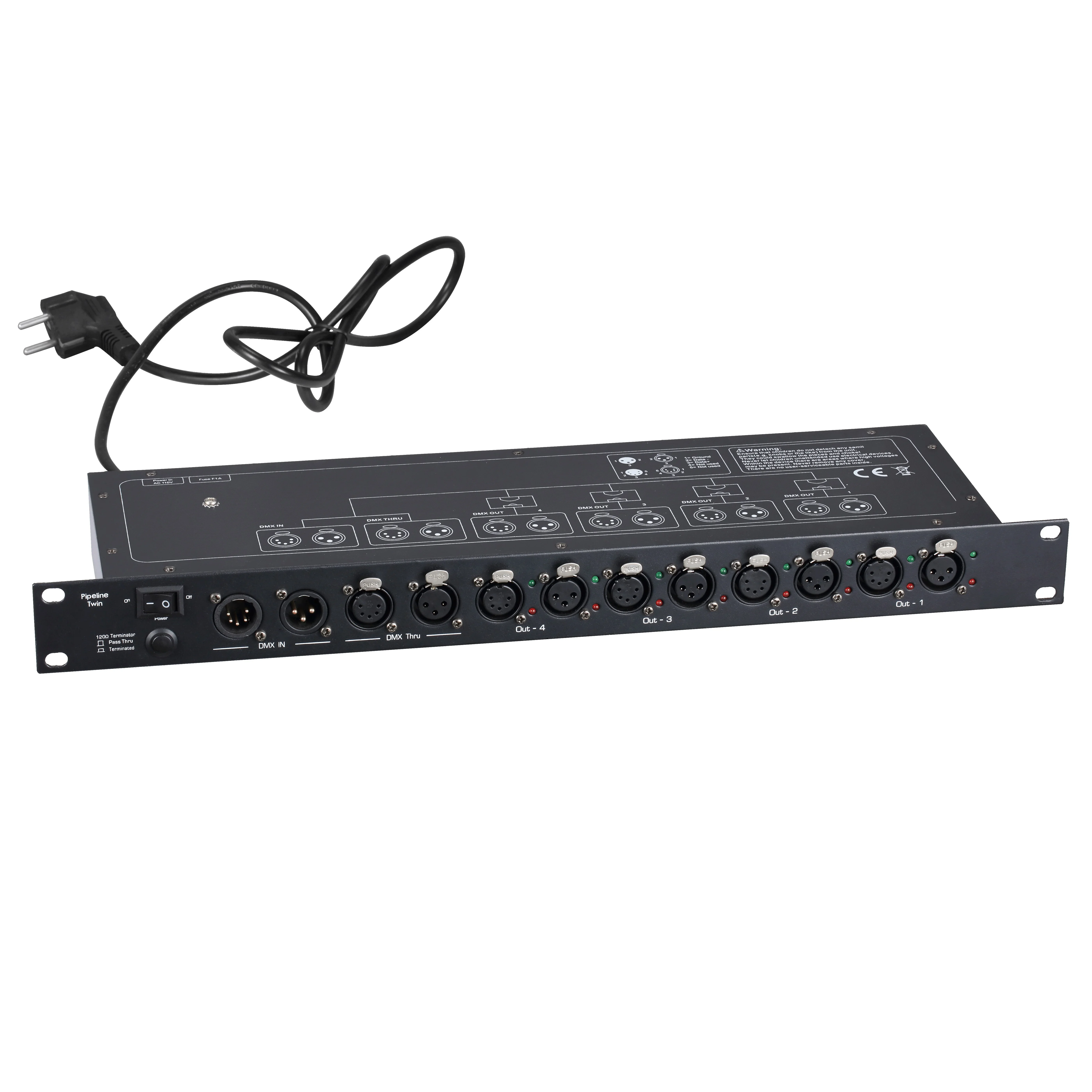 guangzhou DMX Isolated Splitter 4 4 way artnet dmx signal splitter