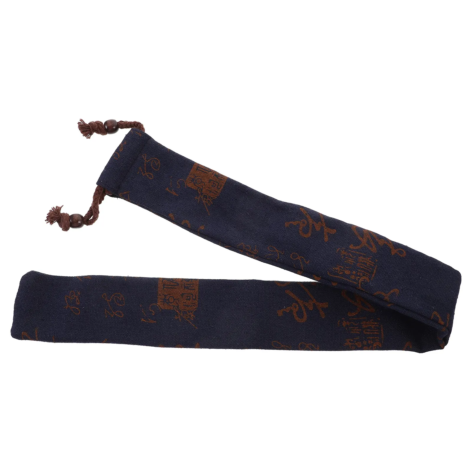 

Cotton Linen Flute Storage Bag Bamboo Instrument Protective Pouch Durable Portable Bag For Musician Simple Design Humanized Rope