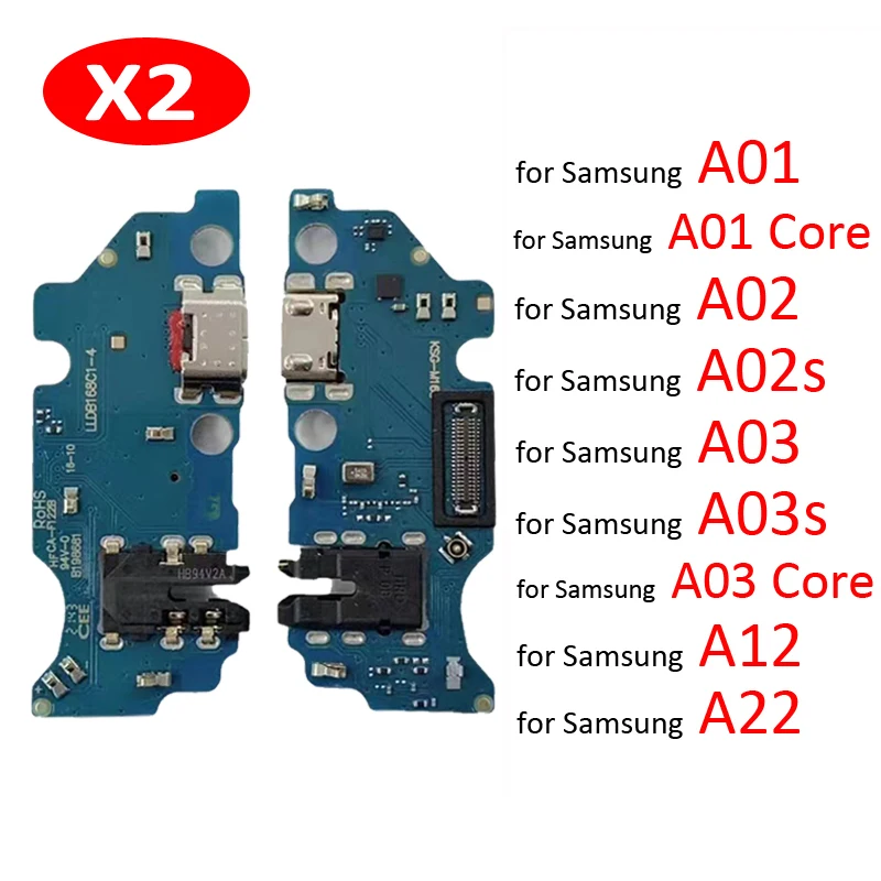 

USB Charge Plate Port Dock For Samsung A01 A02 A02s A03 A03s A12 A22 A32 Lte 4G 5G Core New Fast Charging Connector Board Cable