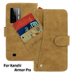 Vintage Leather Wallet Kenshi Armor P1s Case 6.78
