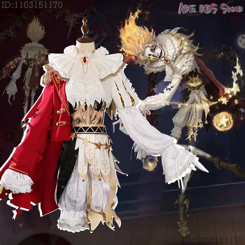 

Mike Morton Acrobat Game Identity V Cosplay Costume Hullabaloo Outfit Uniform Cosplay Brightest Star Halloween Party Fancy Set