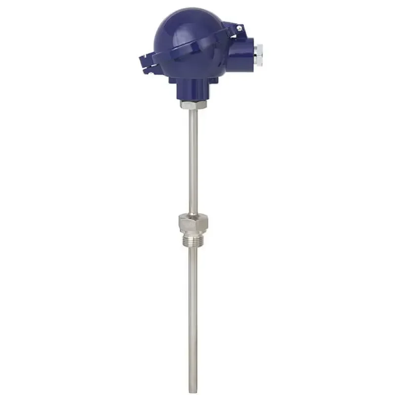 High Temperature Waterproof K Type Thermocouple Probe RS485 PT100 Temperature Sensor Wear Resistant Industrial FOV