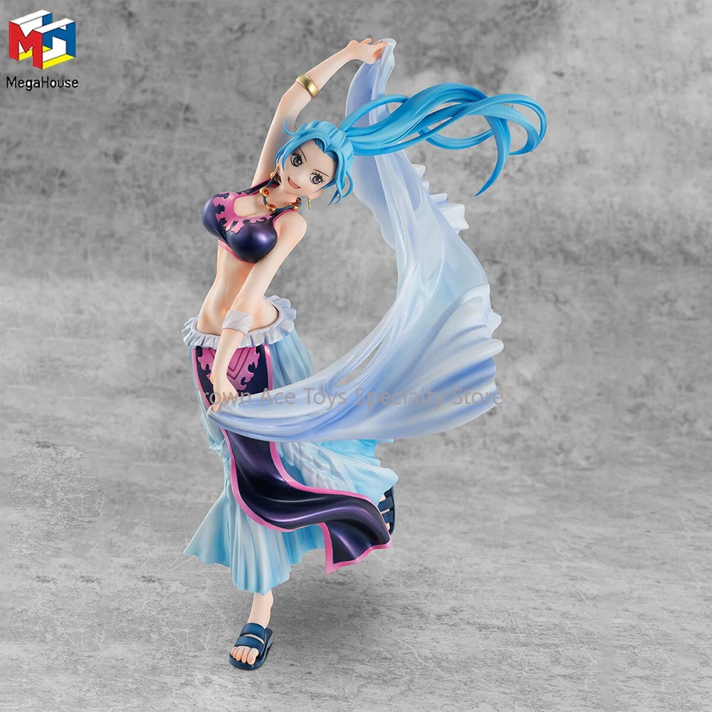 MegaHouse One Piece Portrait Of Pirates Playback Memories Nefertari Vivi Reissue 21.5cm Action Figure Model Trendy Toys Gifts