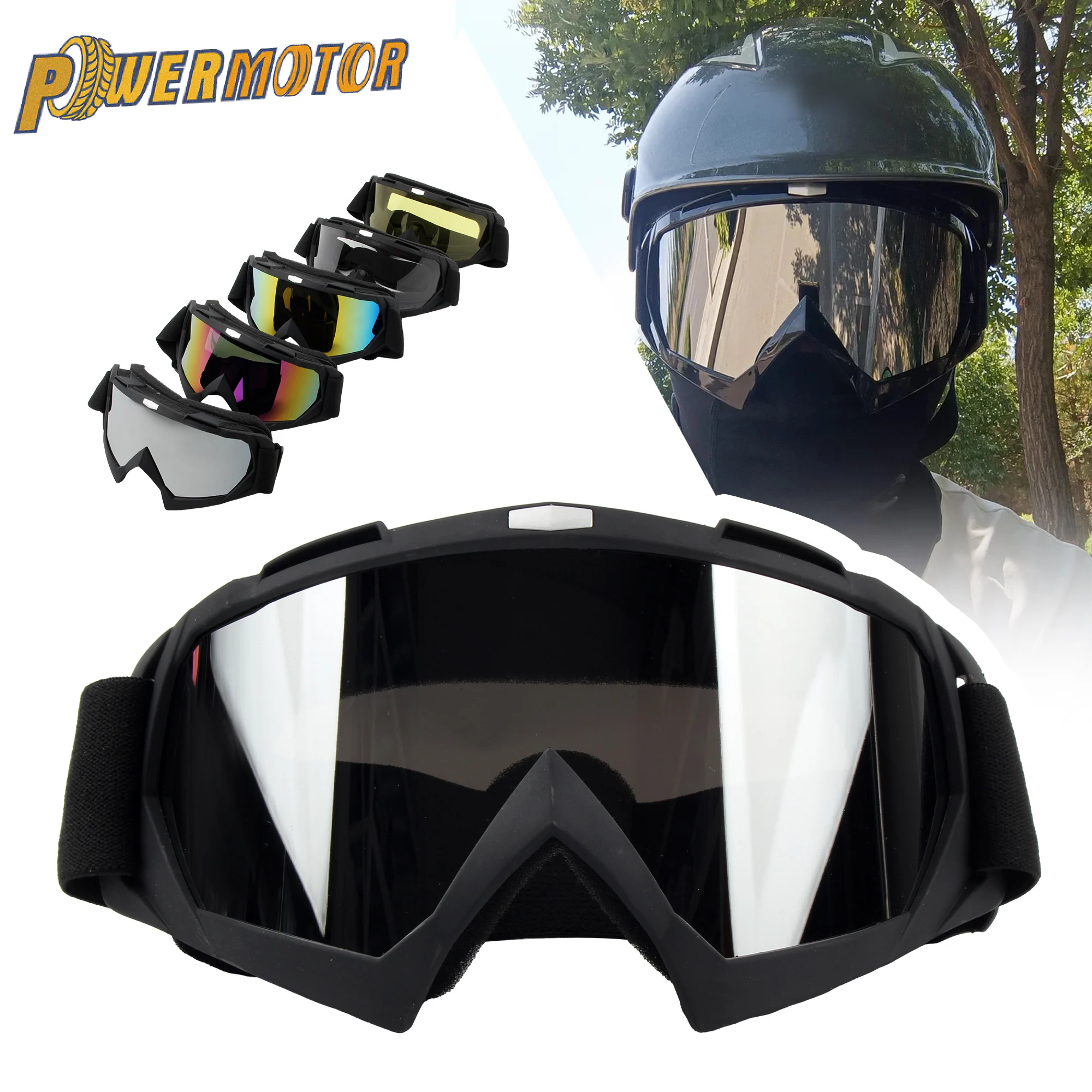 

Motorcycle Goggles Cycling Outdoor MX Off-Road Ski Sport ATV Dirt Bike Racing Glasses For Fox Motocross Eyewear Protection Moto