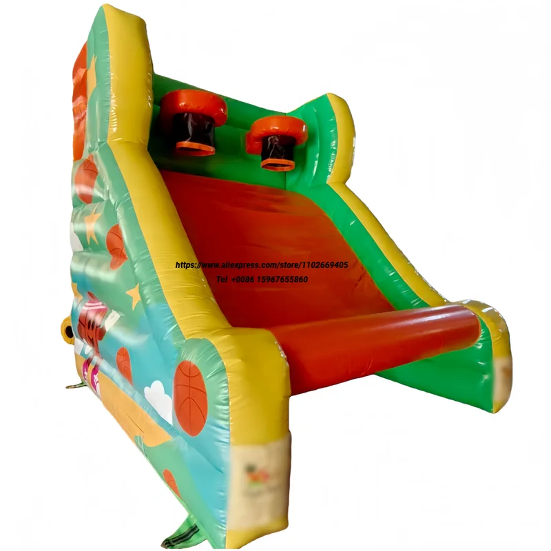 

3*3*4m Outdoor 2 Hoops Inflatable Basketball Game Shooting Sport Game for Commercial Events