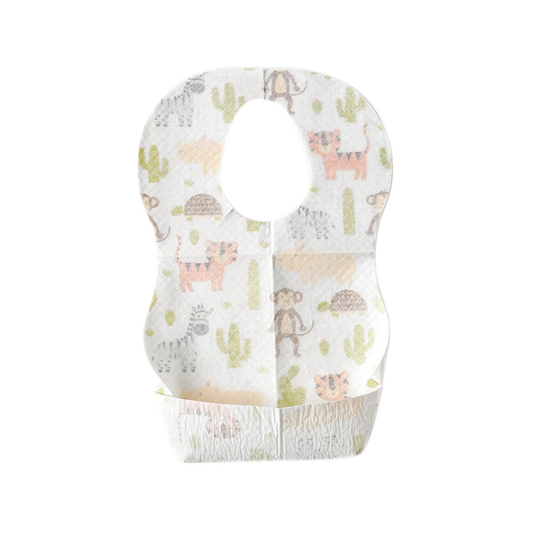 

ABUM-40 Pcs Baby Disposable Bibs Non-Woven Fabric Baby Toddler Bibs Feeding Saliva Apron Paper Bibs Portable Bibs