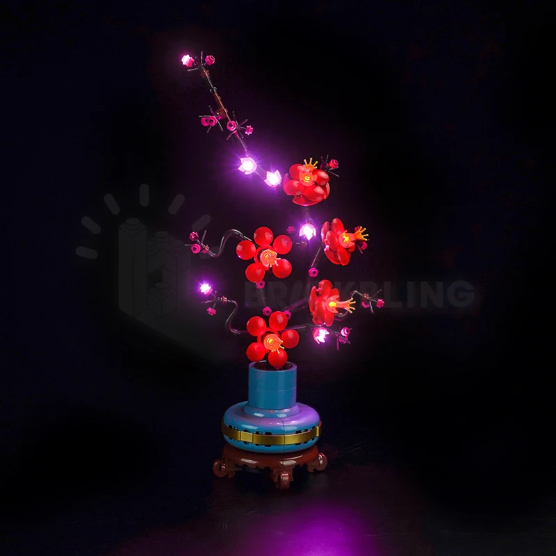 Brick Bling LED Light 10369 Set Suitable for Plum Blossom Building Blocks Gift (Lighting Accessories Only)