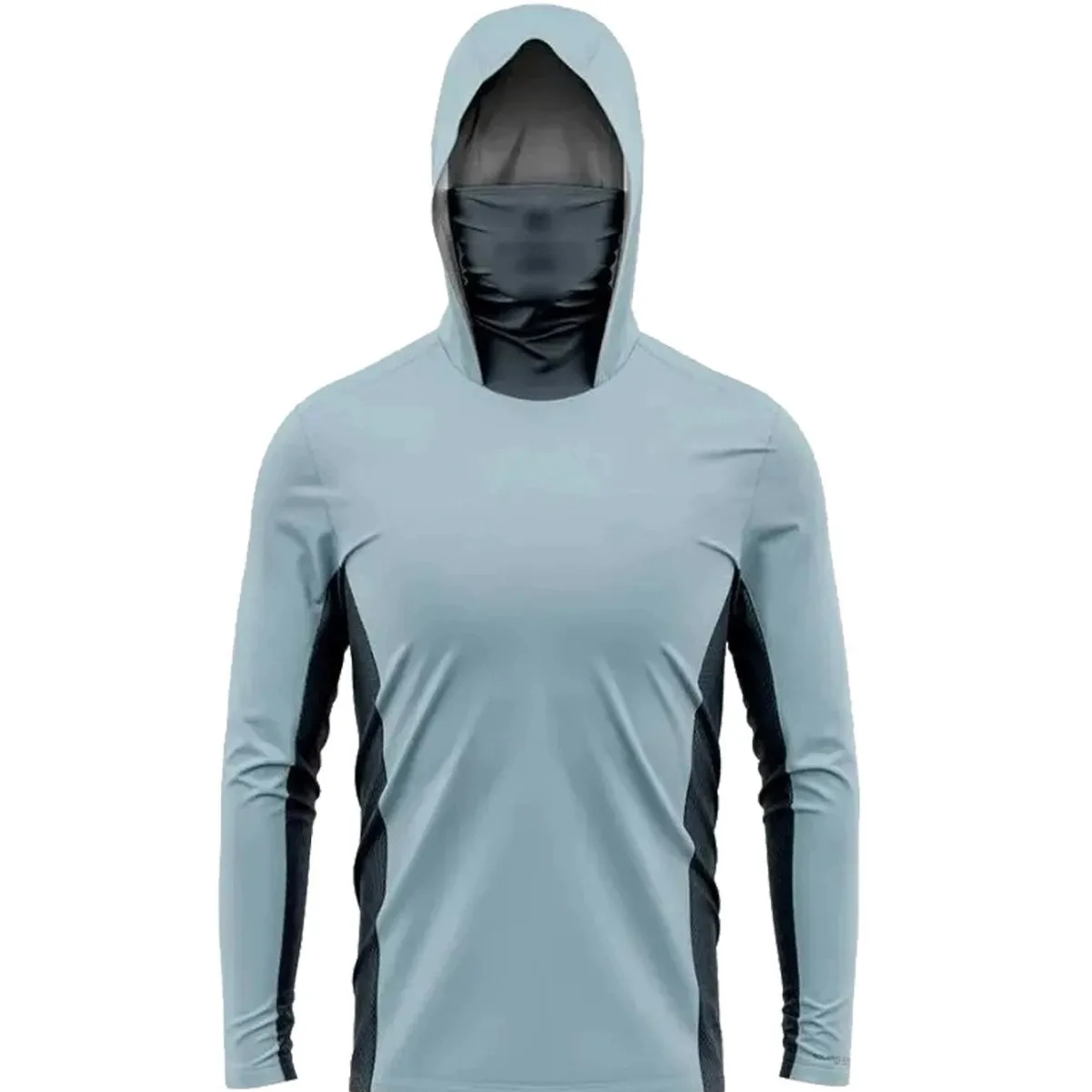 قميص صيد للرجال بأكمام طويلة، قميص رياضي سريع الجفاف، صيفي قابل للتنفس للحماية من الأشعة فوق البنفسجية، ملابس خارجية #4