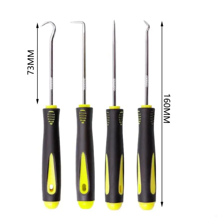 Set di strumenti per la rimozione dell'auto durevole Set di Pick and Hook per Auto O Ring guarnizione per paraolio estrattore per rimozione strumenti meccanici manuali artigianali
