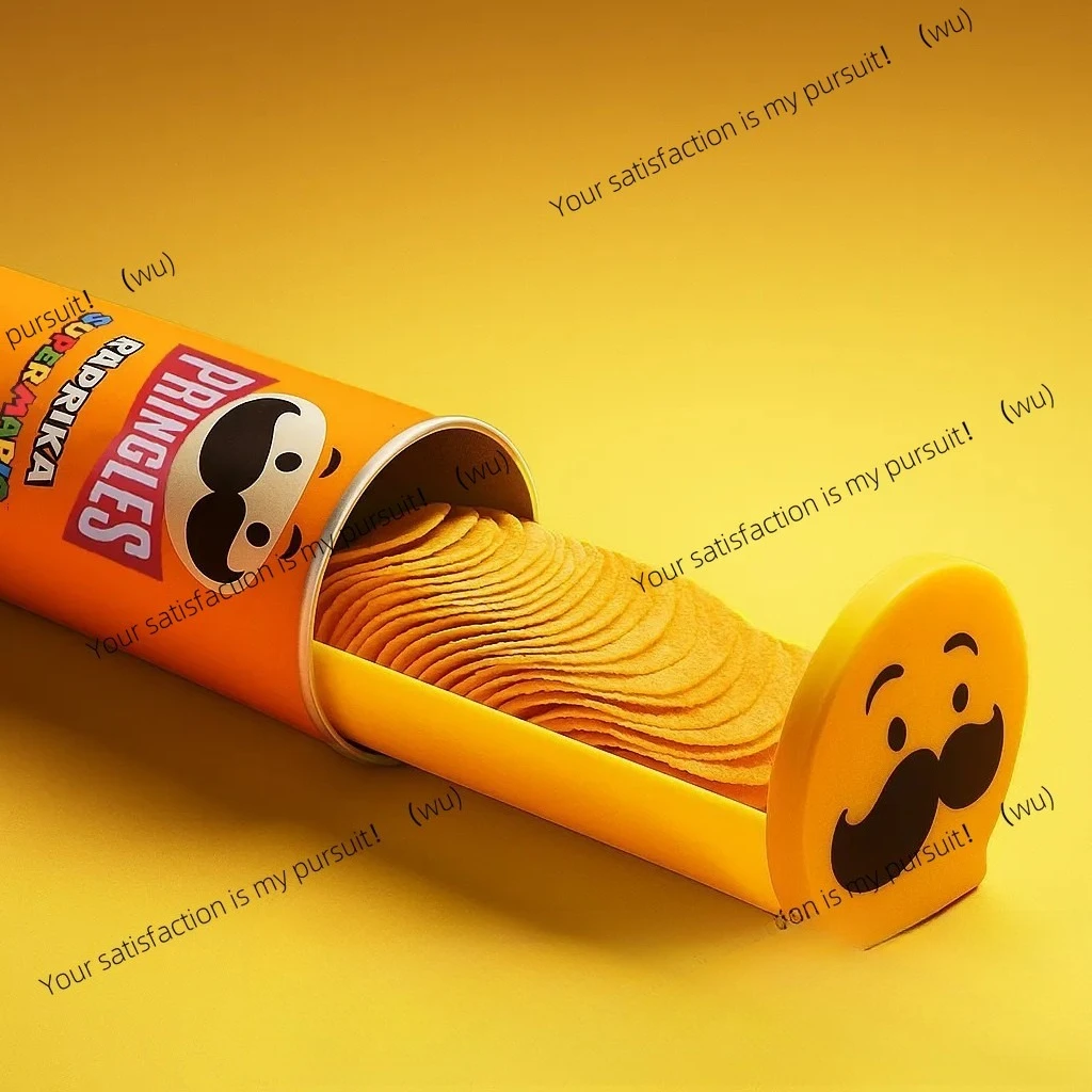 Bandeja Pringles para el hogar, caja de chips de extracción, bandeja deslizante de chips