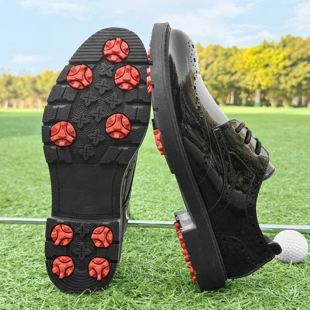 Golf Shoes Men Spikeless Golf Sneakers Comfortable Walking Footwear For Golfers