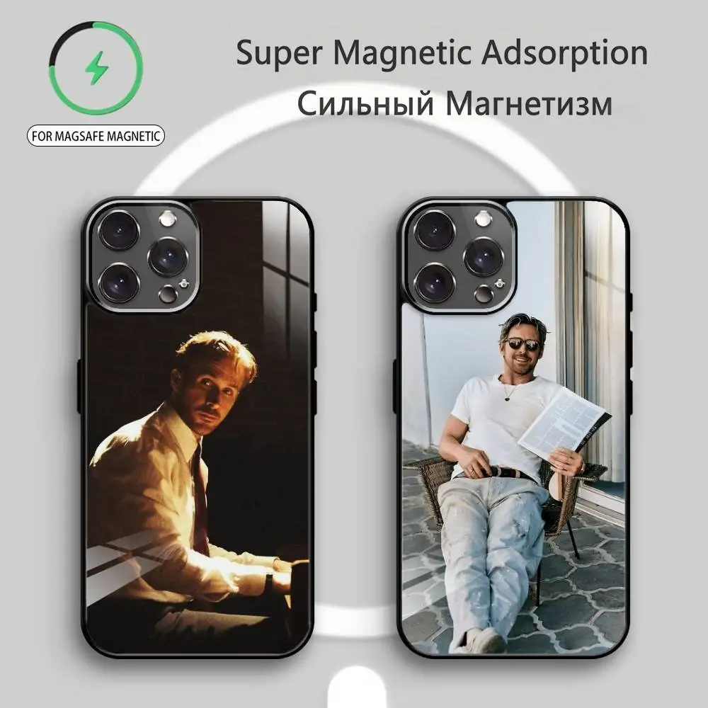 

Famous Actor R-Ryan Gosling Phone Case For iPhone17,16,15,14,13,12,11 Plus,Pro Max Magnetic For Magsafe Wireless Charging