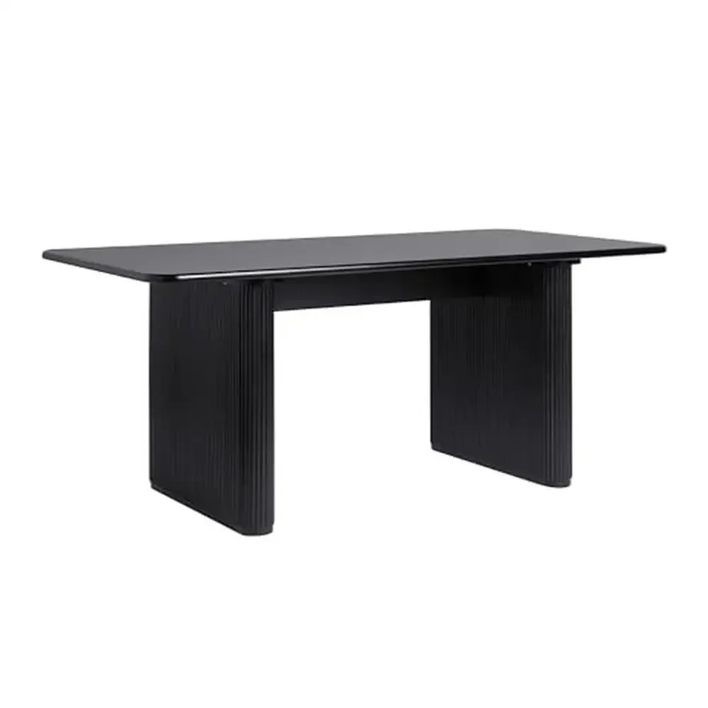 Wood Veneer Rectangular Dining Table Modern Style 68