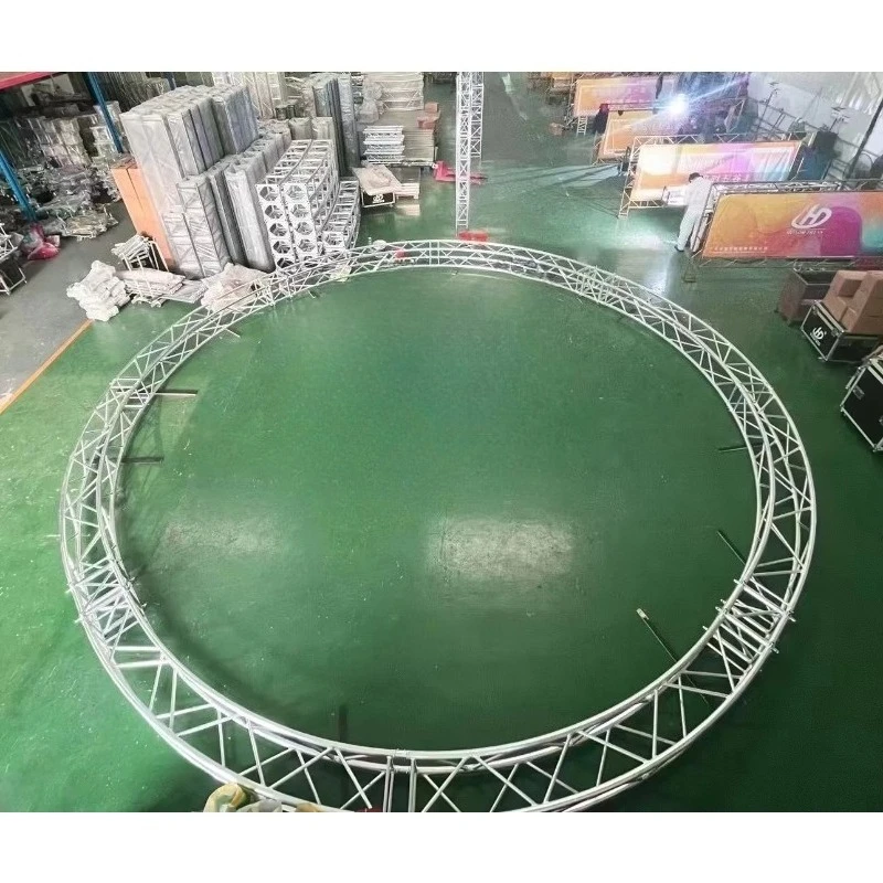 

Indoor & Outdoor Fashion Style Aluminum Bolt Truss Lighting Round Wedding Arch Round Truss
