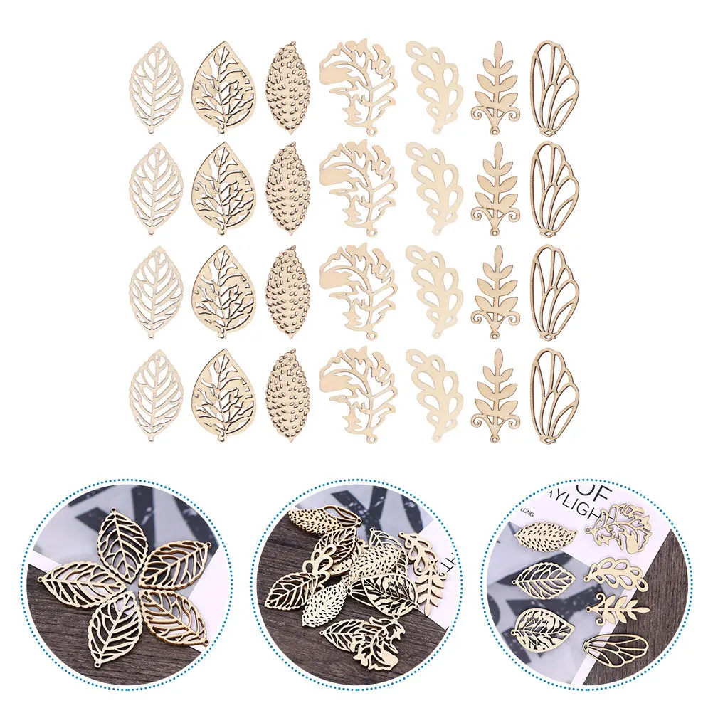 

50pcs Wooden Slices Christmas Design Diy Graffiti Chip Painting Unfinished Wood Cutouts Smooth Edges Wall Hanging Pendant