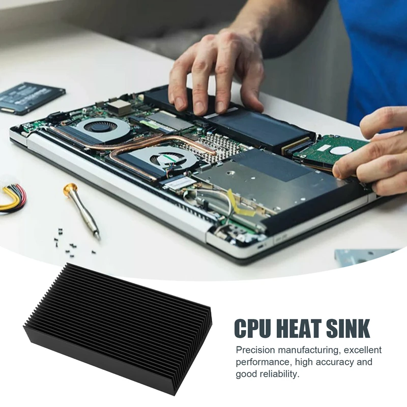 Dissipador de calor de refrigeração de aleta radiante de alumínio prateado durável 80x27x150mm para chip de radiador elétrico de transistor de potência led