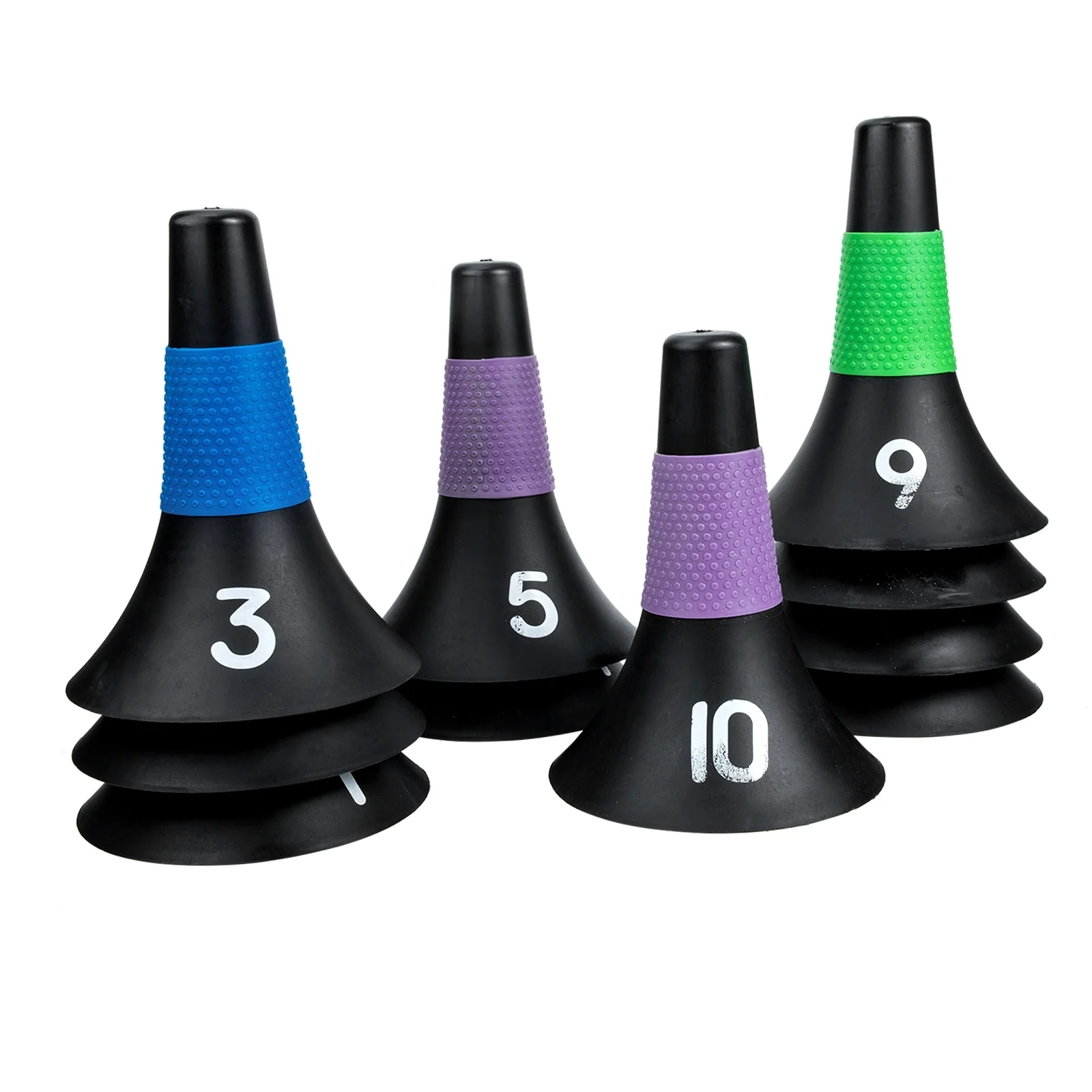 

10pcs Basketball Training Marker Barrels Lightweight Portable Agility Cones For Football Soccer Sports Equipment Obstacle Horn