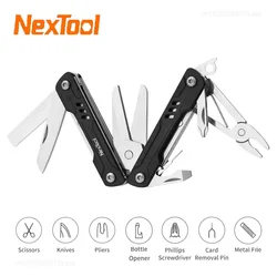 NexTool Mini Sailor Scissors Version 10 In 1 EDC Multitools Hand Pliers Tool Mini Pocket Folding Knife Card Needle Fish Scissors