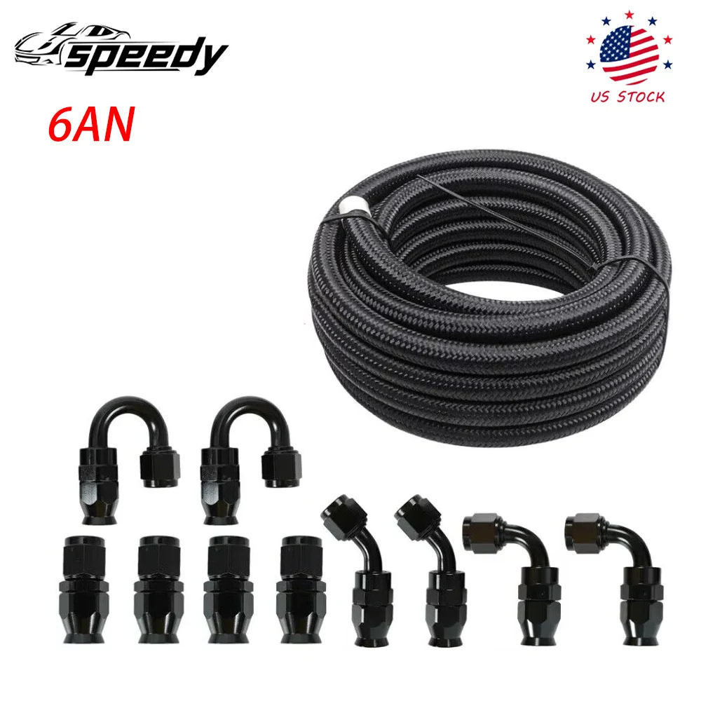 AN6 Black Nylon Ptf…