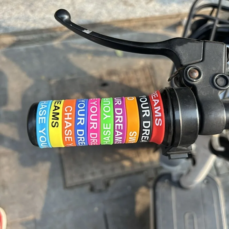 30mm Motorrad-Lenkergriffe Rutschfeste O-Ringe Silikon-Griffabdeckung Elektrofahrrad-Griff Rutschfester Ring – Detail 8