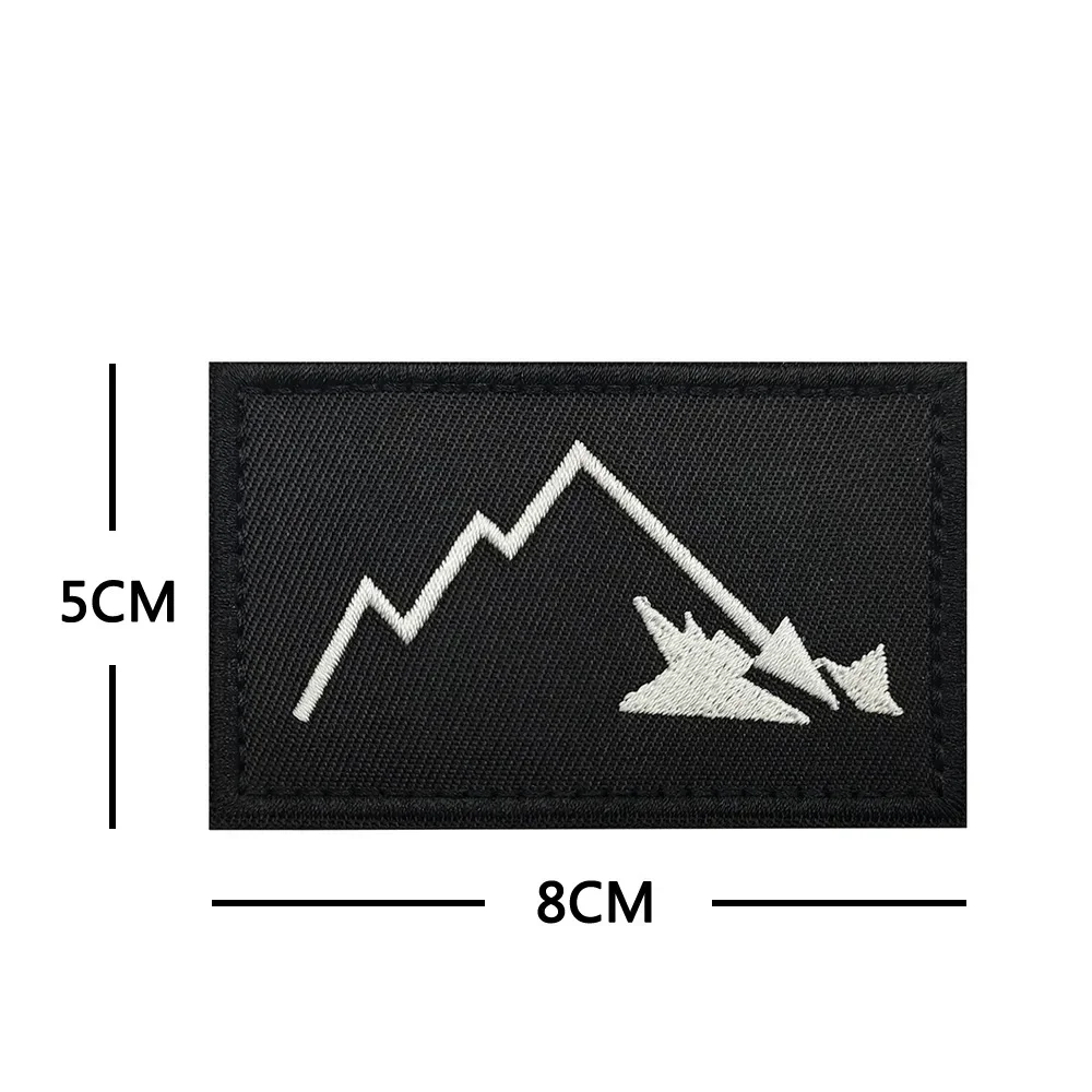 FOG Forward Black Canoe Blackbeard Blackheart Corporate Patch Badge Group Embroidery Emblem Patches