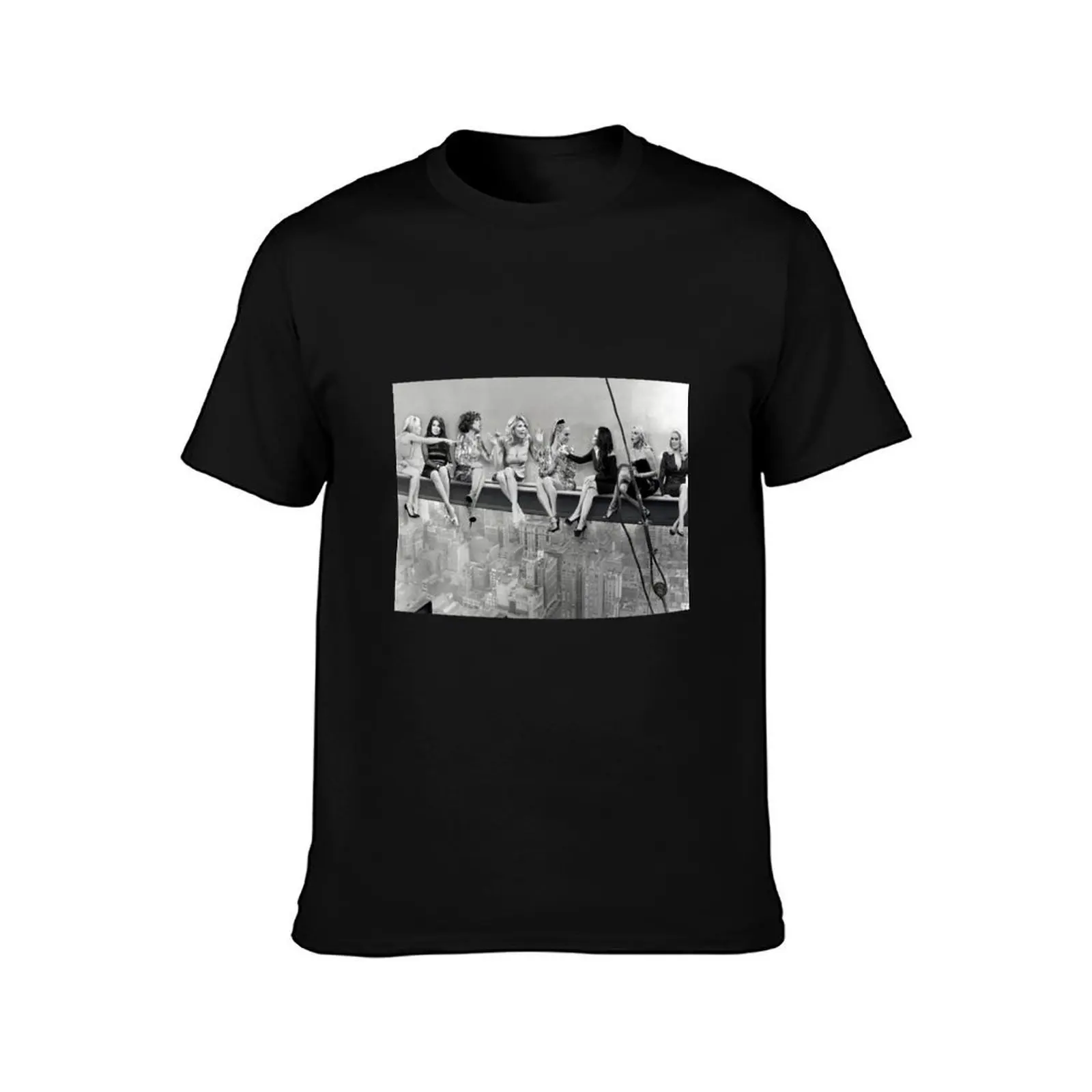 The Real Housewives of Beverly Hills atop a Skyscraper T-Shirt Basic Plain Short Sleeve Crew Neck Tee