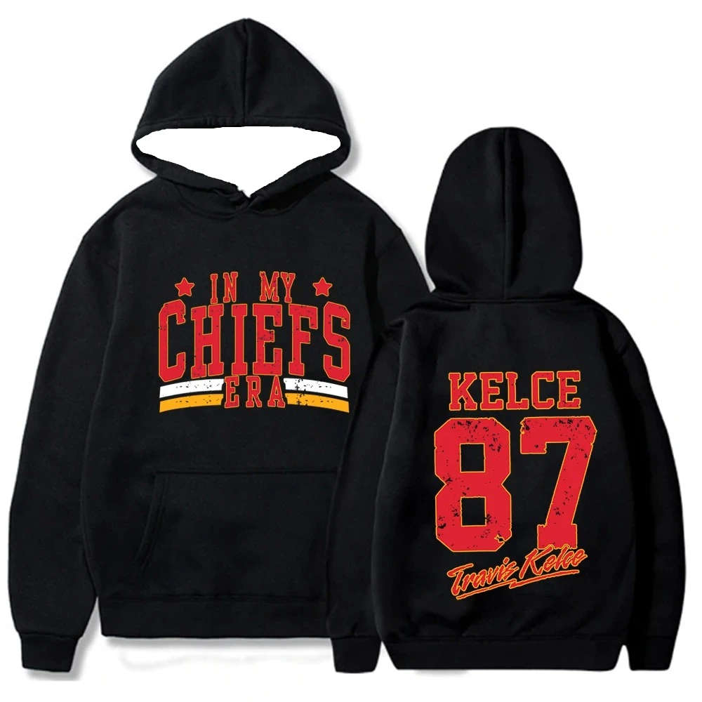 بلوفر My Chiefs Vintage Ag بلوفر بأكمام طويلة مع قلنسوة ملابس الشارع الشهير للخريف/الشتاء بأكمام طويلة للجنسين Harajuku #2