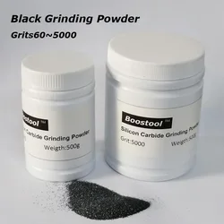 500g Black Carborundum Grinding Powder Grit60~3000 for Vibration Tumbler Machine Abrasive Tools Jadeite Jade Agate Polishing