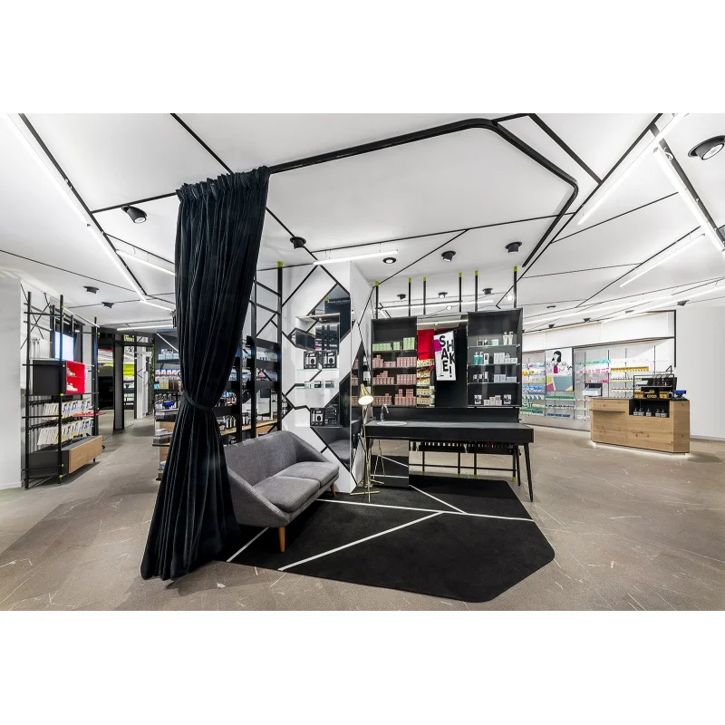 Counter d'exposition de meubles de magasin de pharmacie, étagères de pharmacie, présentoir personnalisé, magasin médical de pharmacie de pharmacie de détail