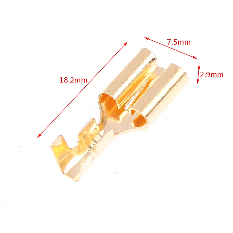 2 Set Car Auto Vehicle 5 Pin Relay Socket Holder with 5Pcs 6.3mm Copper Terminal 5Pin Poles Automotive Relay Base Holder Socket