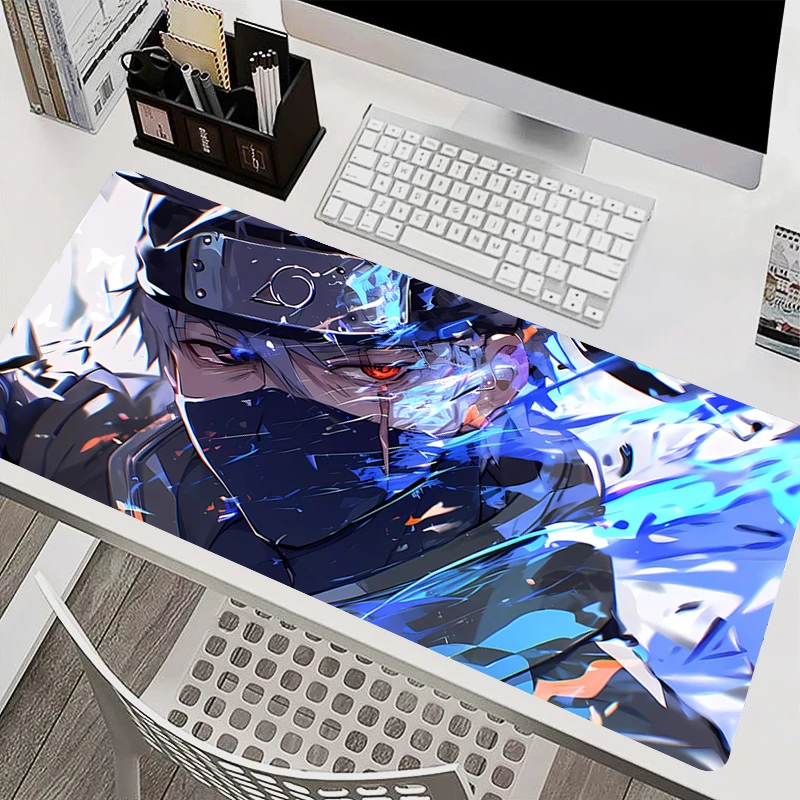 

Mousepad Laptop Mouse Pad Office PC Accessories Keyboard Pad Rubber Cup Mat Soft Naruto Kakashi Hatake Mouse Mat Large Desk Mat