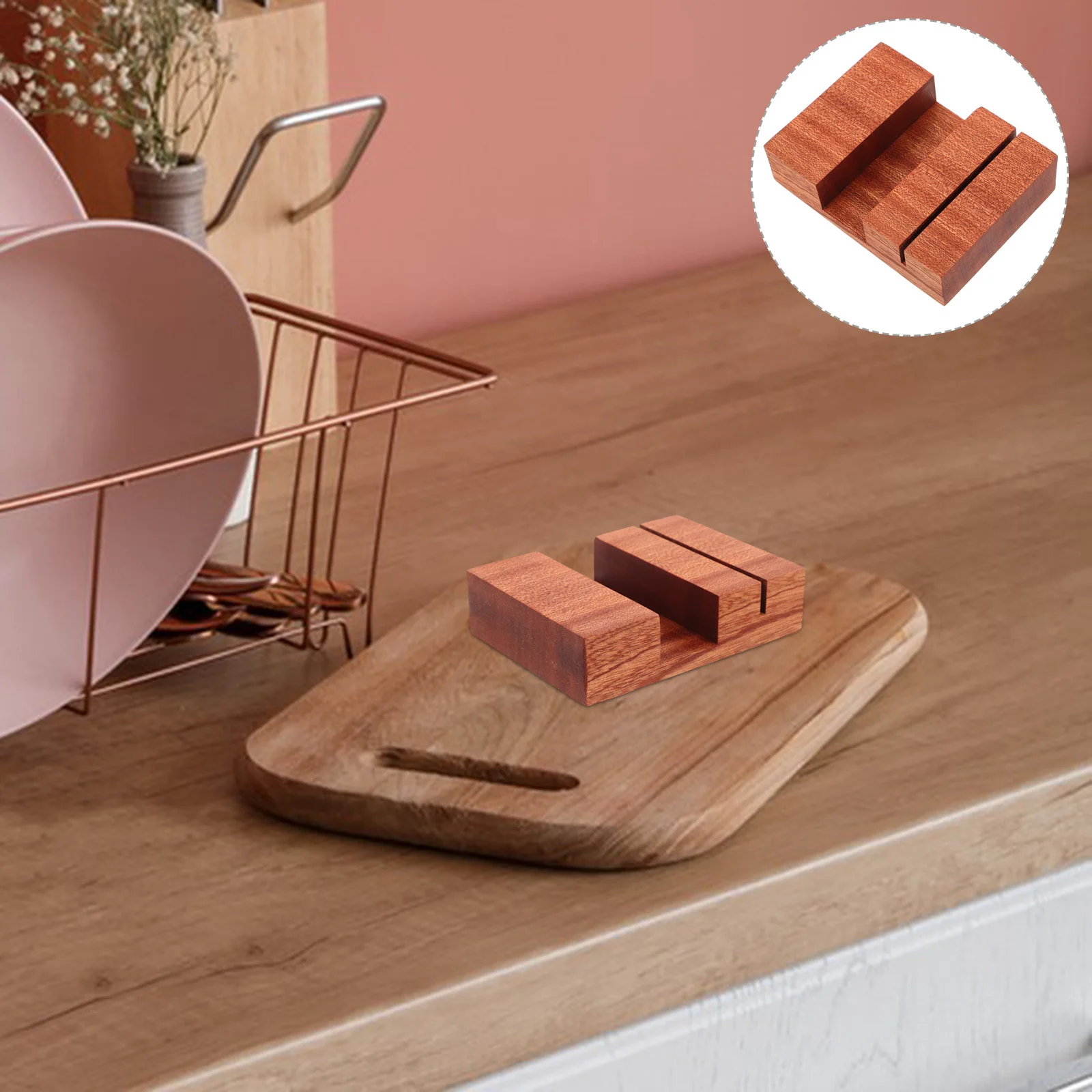 

Wooden Chopping Board Stand Knife Block Organizer Rack Moisture Resistant Kitchen Storage Solution Knife Storage Organizer