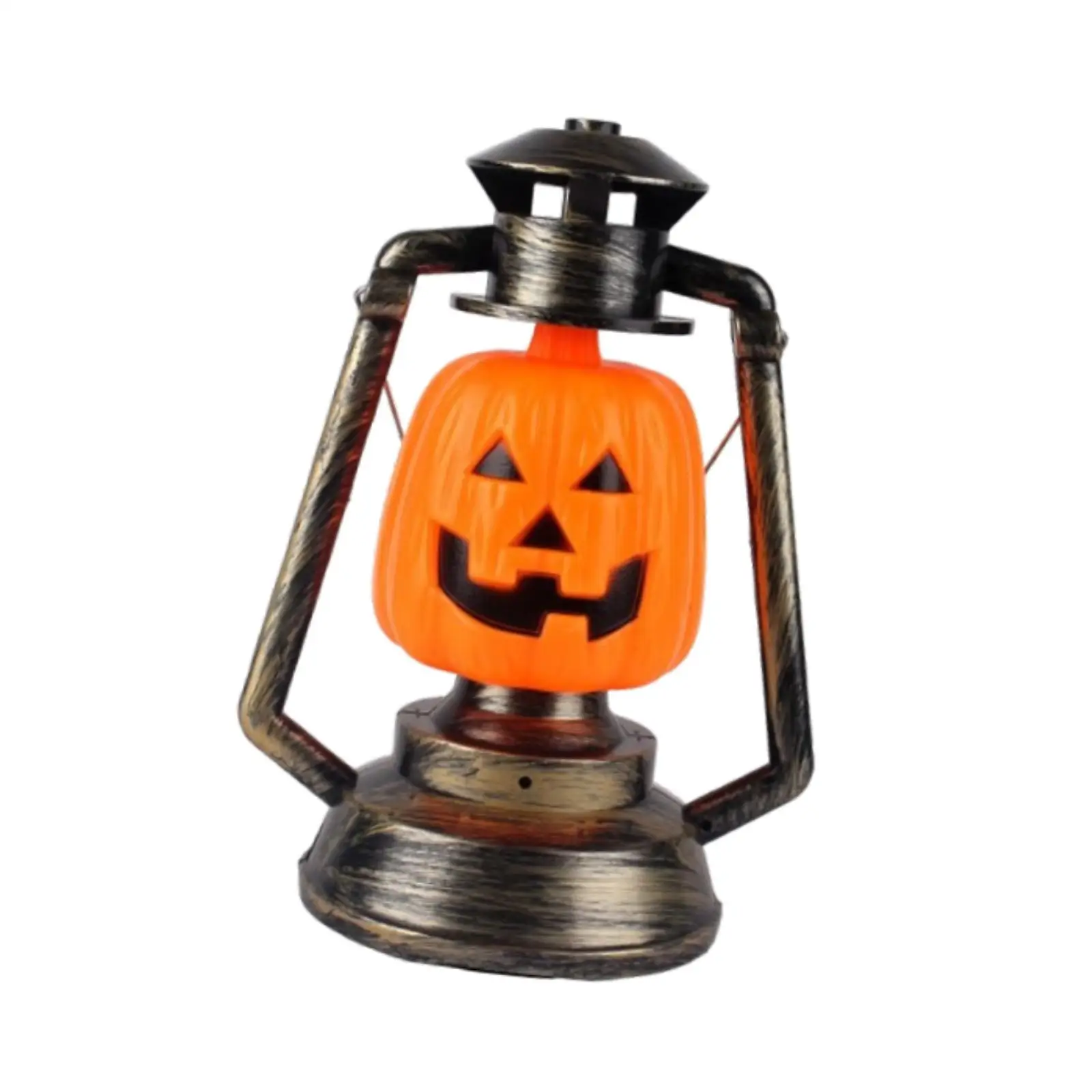 

Halloween Lamp Retro Design Pumpkin Cage Lamp Portable Handcraft Night Light Hanging Lamp for Yard Outdoor Desktop Party Indoor