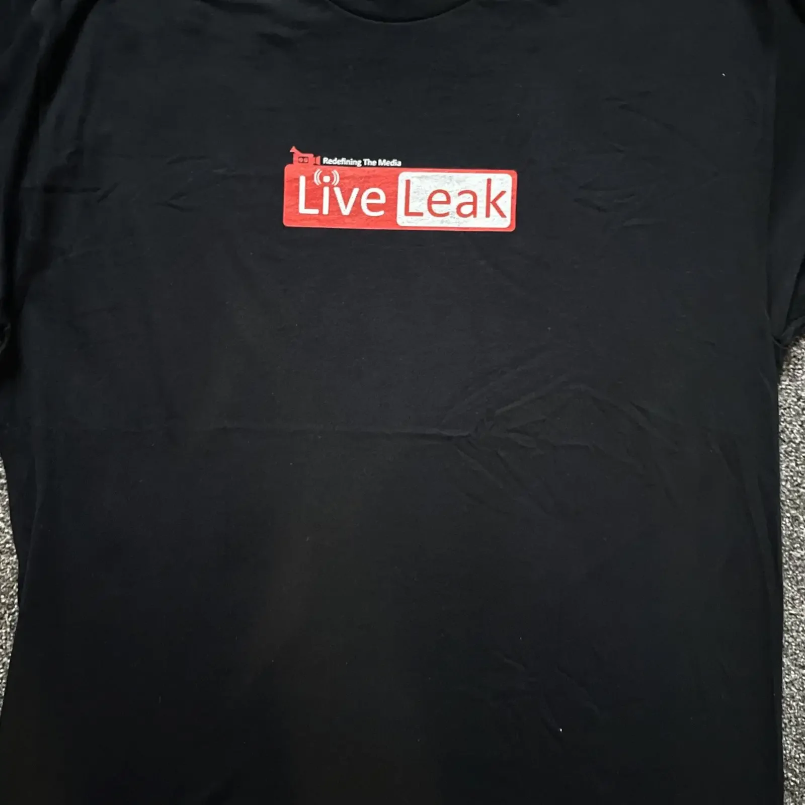 Live Leak Logo T shirt Various Sizes Rotten dot com Early internet Liveleak vintage Washed Stylish Comfortable Casual