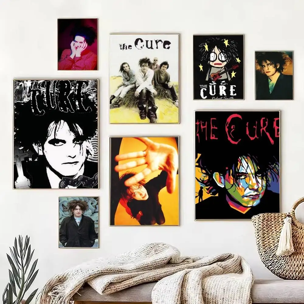 The cure Robert S-Smith  Poster High Quality Dorm Living Room Aesthetic Wall Decoration Painting Stickers Gift