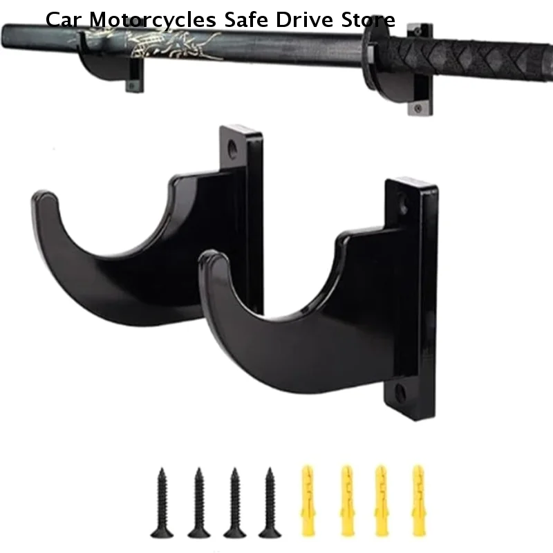 【CM】Wall Shotgun Shelf Support Wooden Real Japanese Katana Samurai Sword Wall Sniper Rifle Storage Rack Display Holder Organizer