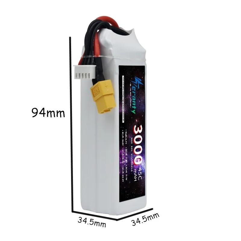 14.8V RC LiPo Batterij 4S 1500mAh 2200mAh 3000mAh 4200mAh 6000mAh 6500mAh Voor Auto RC Drone Racing Reserveonderdelen
