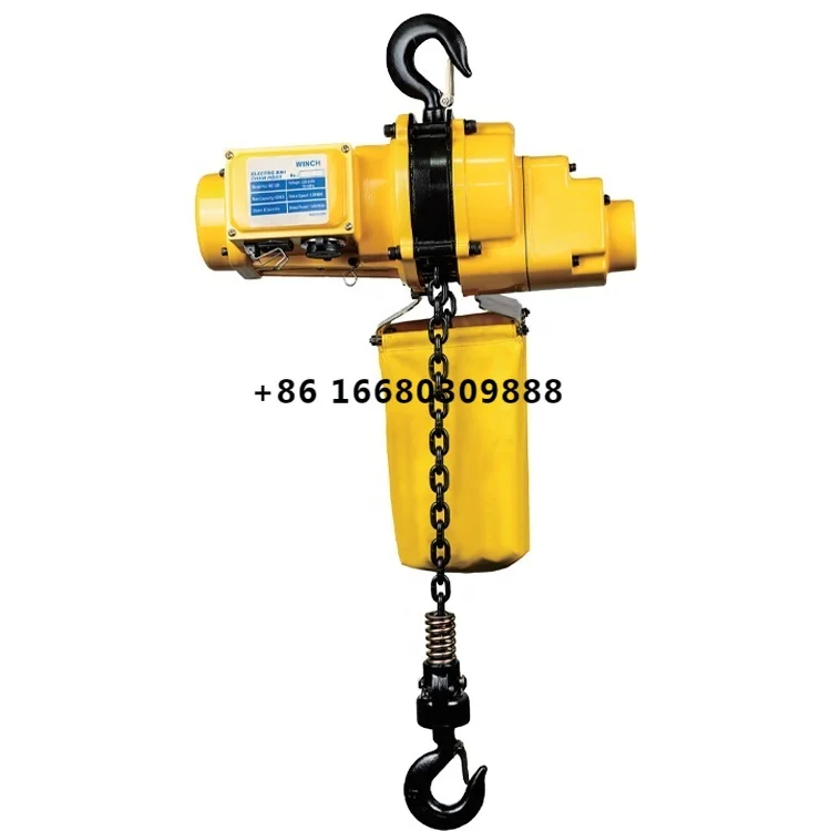 China Suppliers Design 1000kg 2000kg Single Phase Mini Electric Lifting Chain Hoist from VOHOBOO