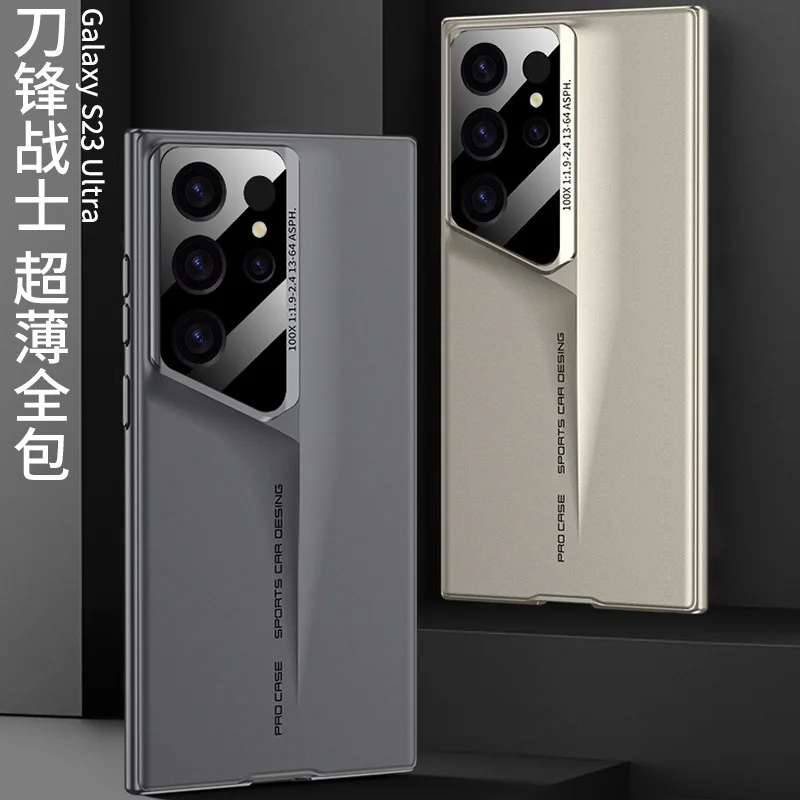 Suitable Case For Samsung S24/S23/S22 Ultra Blade Warrior Ultra-thin Matte Anti Fall Fashionable Full Package Protective Case