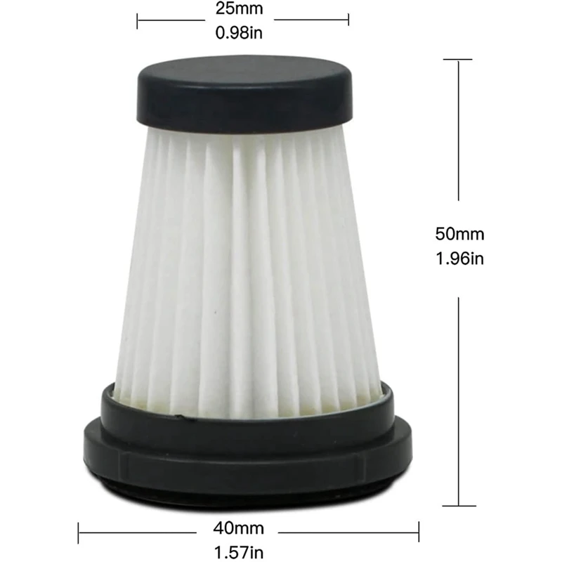 Filtres d'aspirateur pour MOOSOO K12,K12 Pro,K13, remplacement pour aspirateur à main, 5 paquets