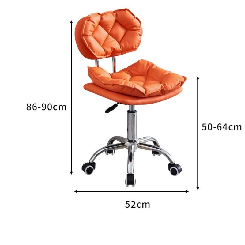 Beauty Shop Bar Stool Can Be Rotated Lifted Makeup Chair Wheel Lift Reception Chairs Live Broadcast Chairs Living Room Furniture