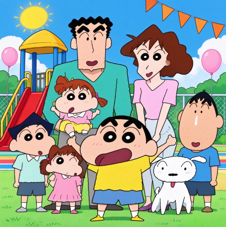 Crayon Shin-chan Anime Character Jigsaw Puzzles 500PCS/1024 PCS Wall Decor for Living Room Bedroom Perfect Gift No Frame