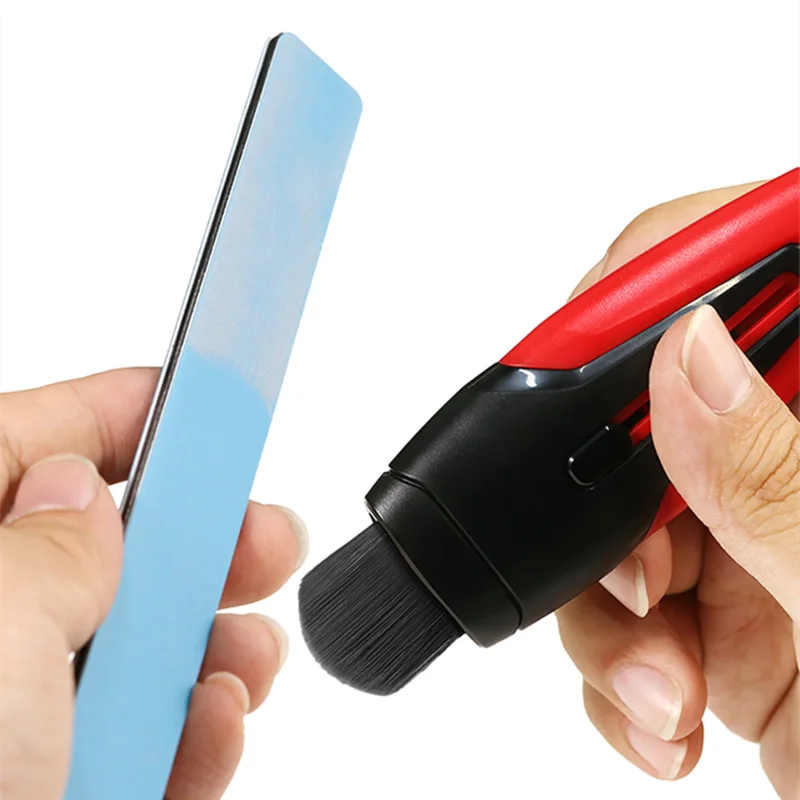 Dual Head Retractable Dish Brush Dust Cleaning Removal Brush Soft Brush Tool for Gundam/Military Models