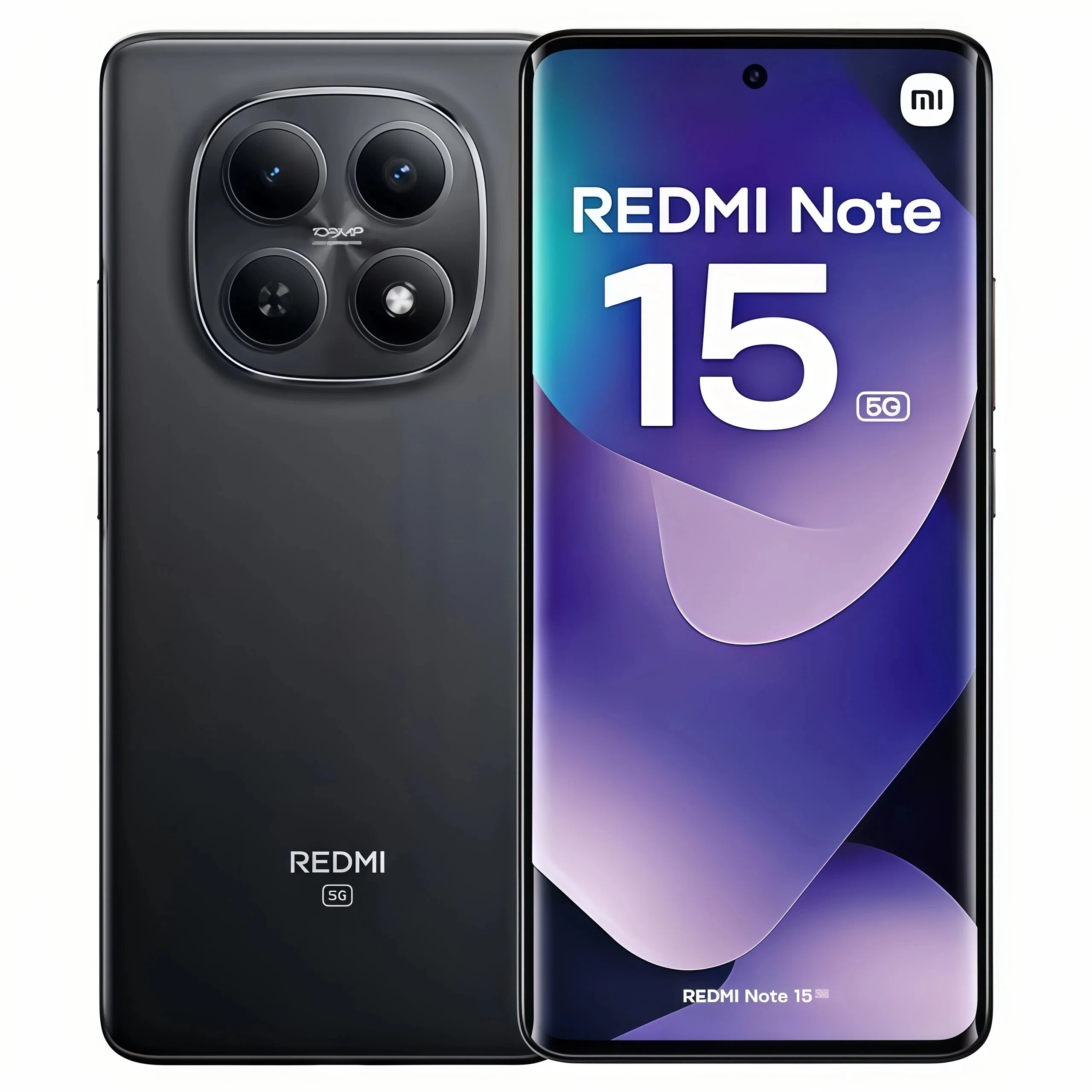 XIAOMI REDMI Note 15 5G - Smartphone de 8+256GB, Pantalla AMOLED FHD+ de 6,77", Snapdragon 6 Gen 3, cámara de 108 MP, batería de 5520 mAh, Cargador no