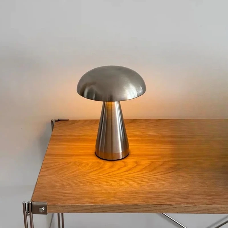 Lâmpadas de mesa led usb recarregável toque escurecimento luz da noite 3 cores sem fio atmosfera quarto cabeceira lâmpadas leitura decoração luz