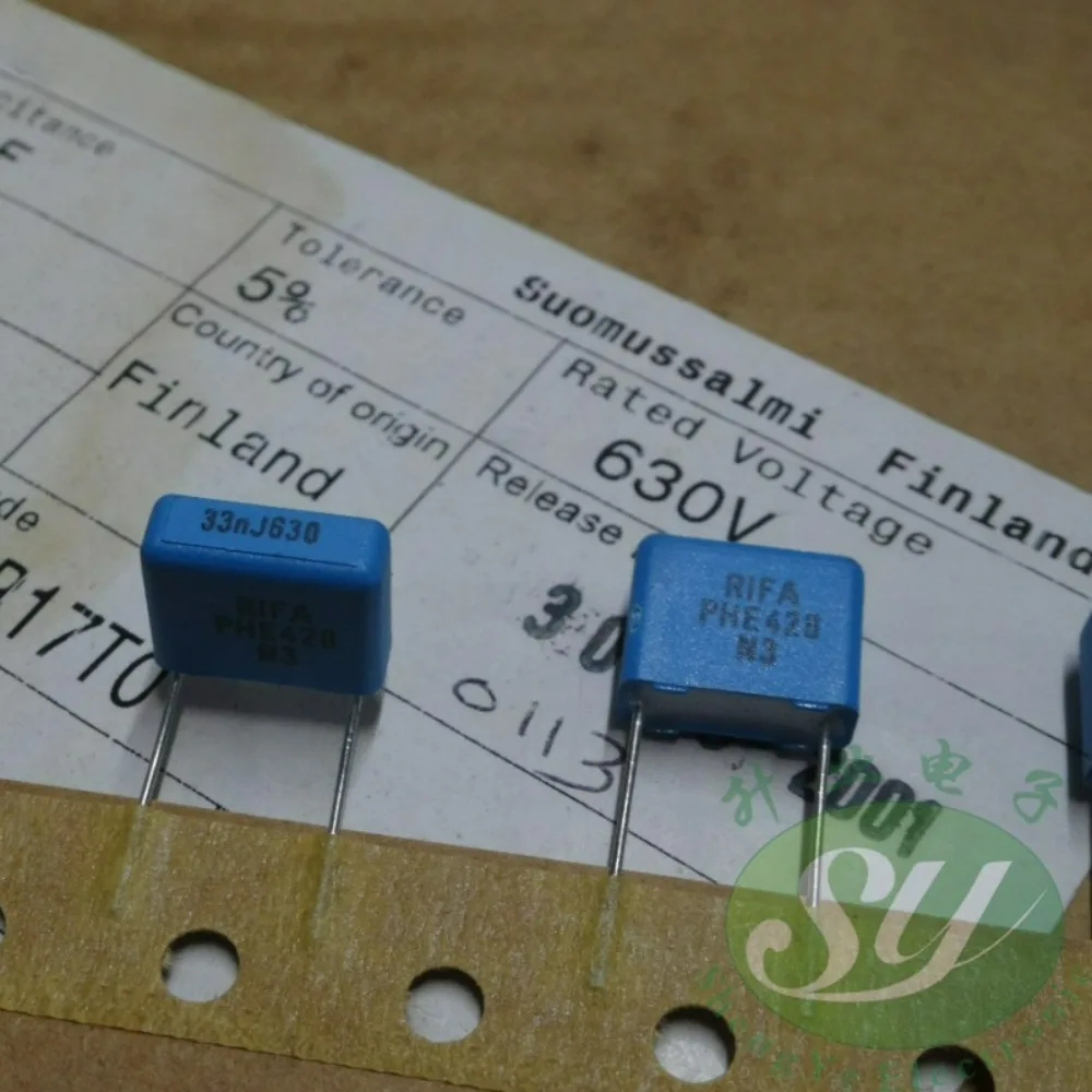 

10pcs/lot RIFA PHE426 0.033uf 630V 33nF 333 J Brand New 10mm Film Capacitor PHE426MA5330JR17T0